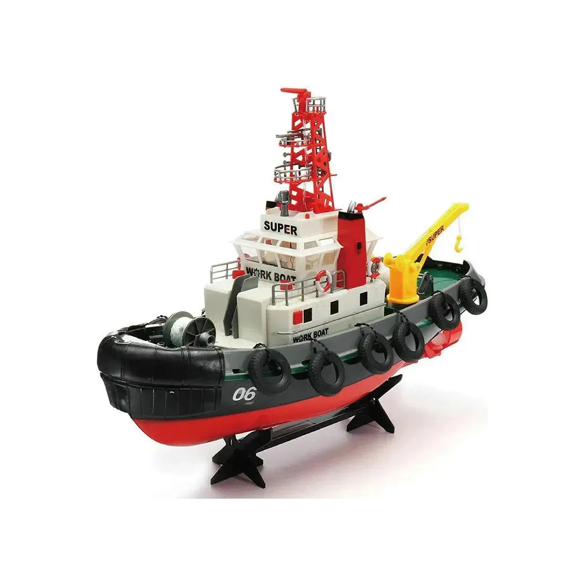 Henglong 3810 RC Rowing Boat Fire Fighting Rescue Radio Control Boat w Command Elite Hobbies