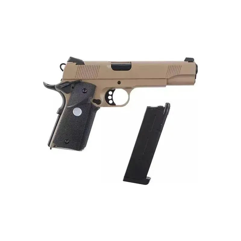 Army Armament Stage 1 R27-B M1911 MEU GBB Tan Gel Blaster