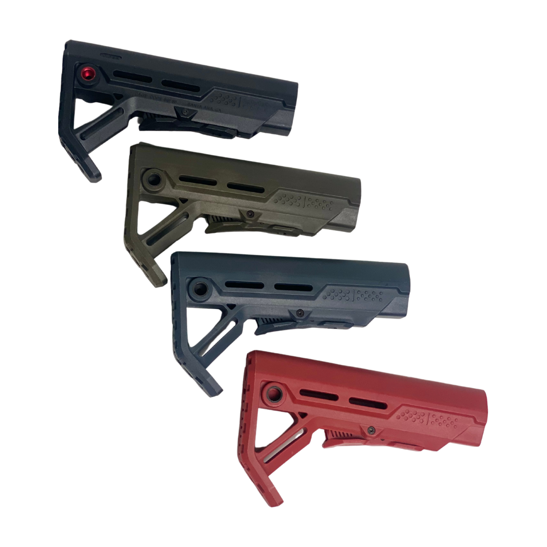 Strike Industries MOD1ストック実物 + 専用バットパッド STRIKE INDUSTRIES バットパッド MOD1ストック用 ラバー製