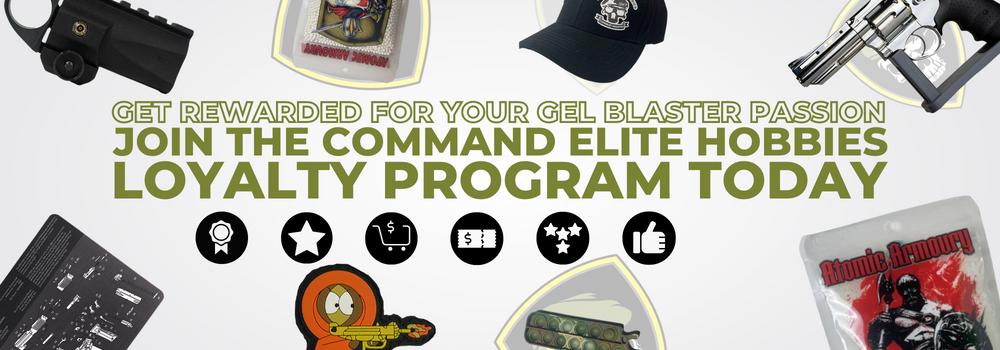 Get Rewarded for Your Gel Blaster Passion: Join the Command Elite Hobbies Loyalty Program Today