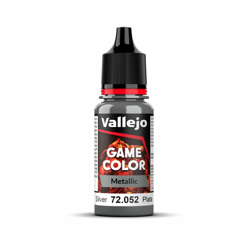 Vallejo - Game Colour - Silver 18ml-Paint-LetsPlayGames-ProHobbies