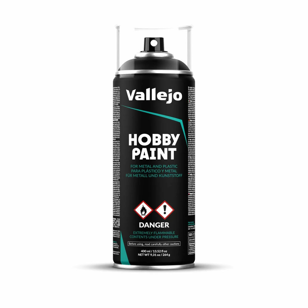 Vallejo Aerosol Spray Primer - Black 400ml-Games Workshop-ProHobbies