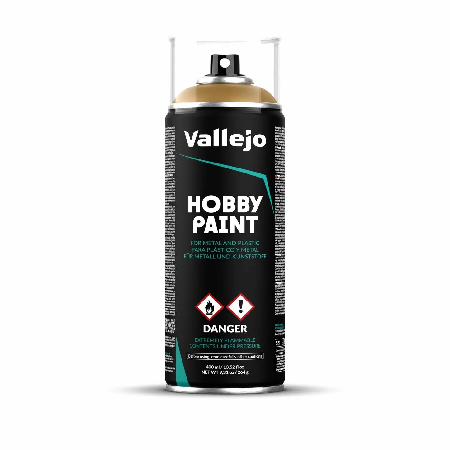 Vallejo Aerosol Spray Primer - Desert Yellow 400ml-Games Workshop-ProHobbies