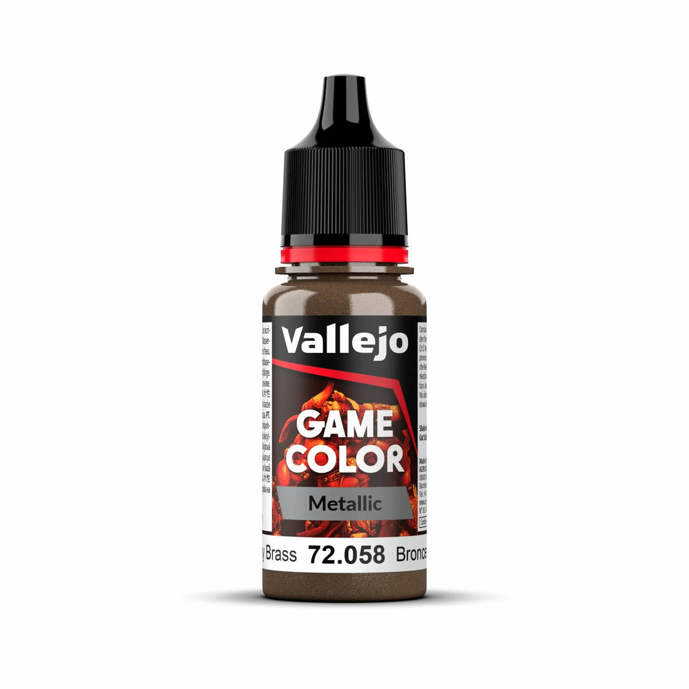 Vallejo Game Colour - Brassy Brass 18ml-Paint-LetsPlayGames-ProHobbies