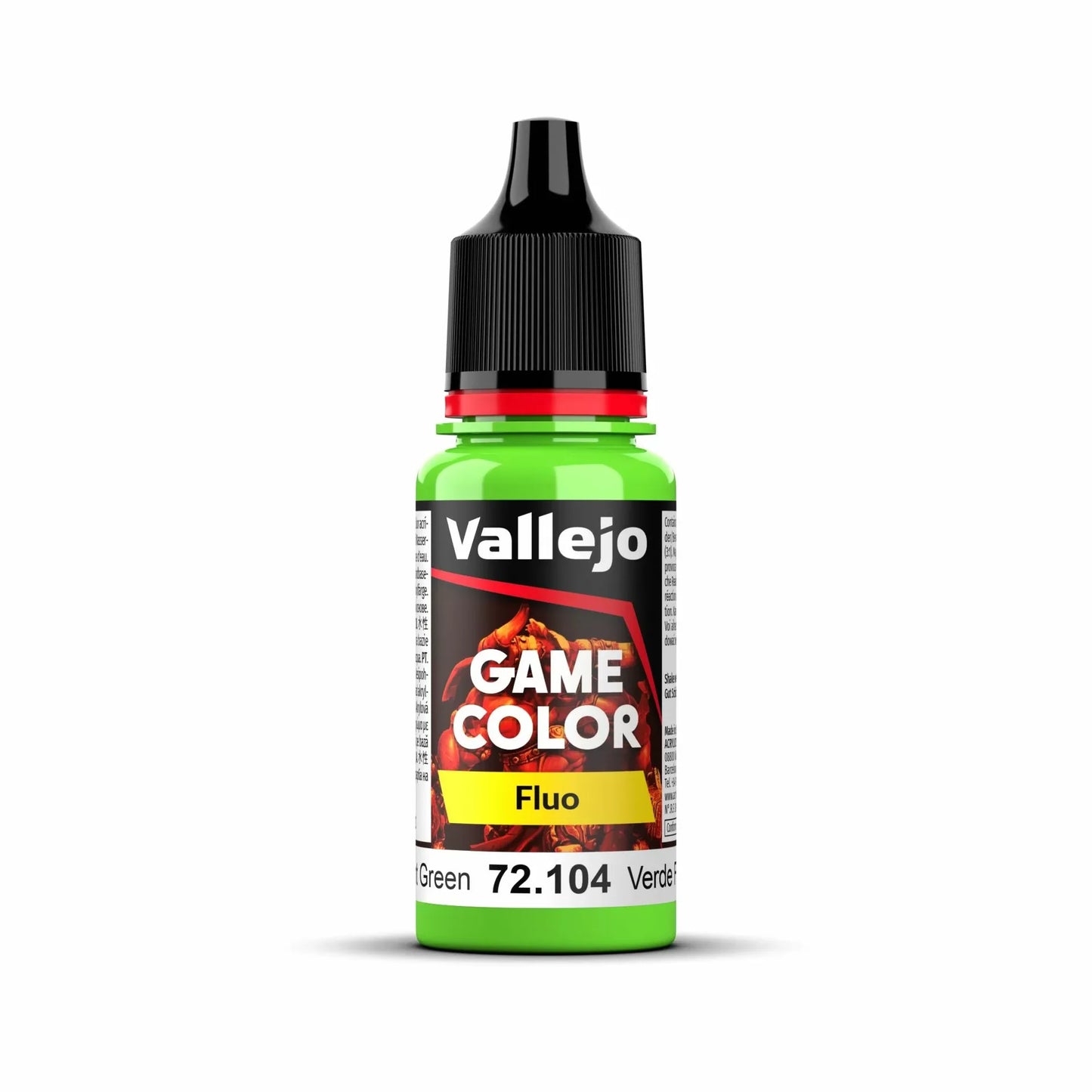 Vallejo - Game Colour - Fluorescent Green 18ml-Paint-LetsPlayGames-ProHobbies