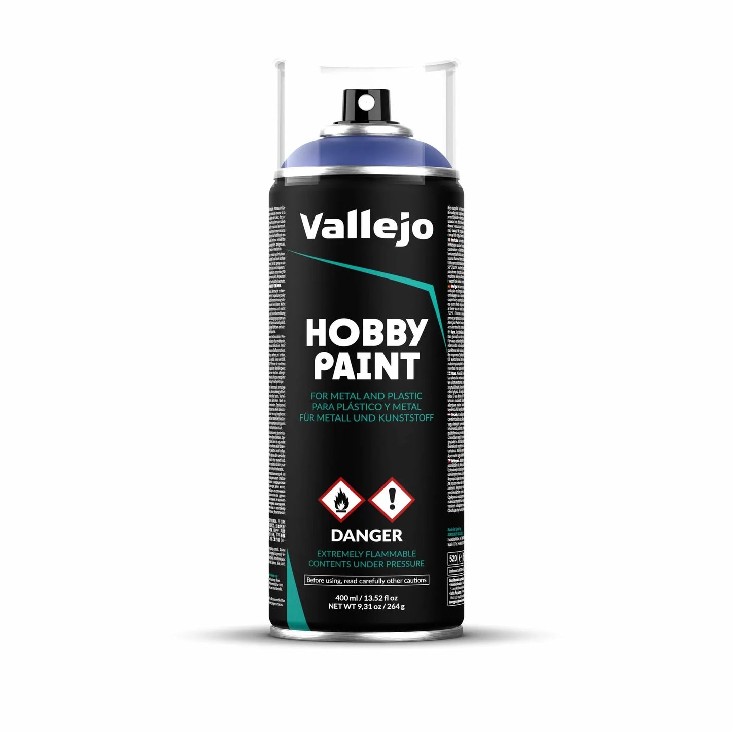 Vallejo Aerosol Spray Primer - Ultramarine Blue 400ml