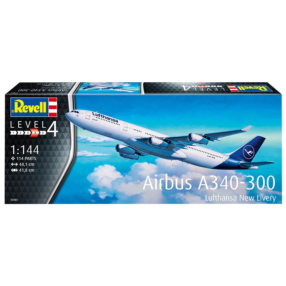 
                  
                    REVELL A340-300 "LUFTHANSA" NEW LIVERY MODEL KIT
                  
                