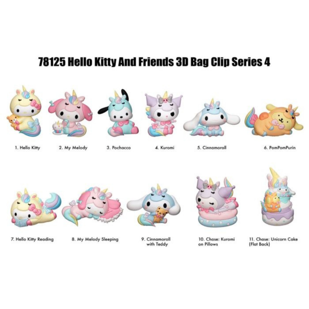 
                  
                    Hello Kitty and Friends - Mystery Series 4 3D Figural Foam Bag Clip Blind Bag (Display of 24)
                  
                