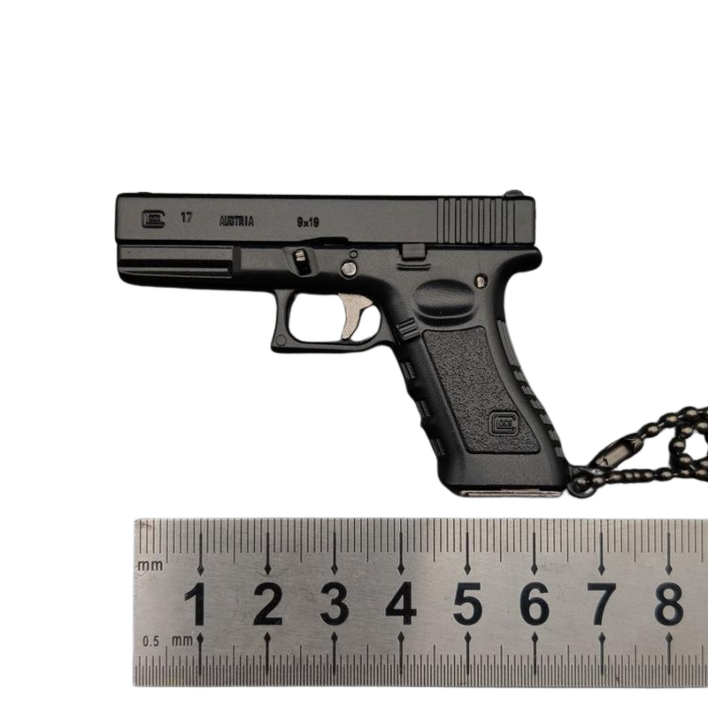 
                  
                    Mini G17 Keychain – Slide Action with Imitation Round
                  
                