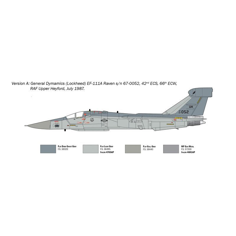 
                  
                    ITALERI EF-111 A RAVEN SELF BUILD KIT
                  
                