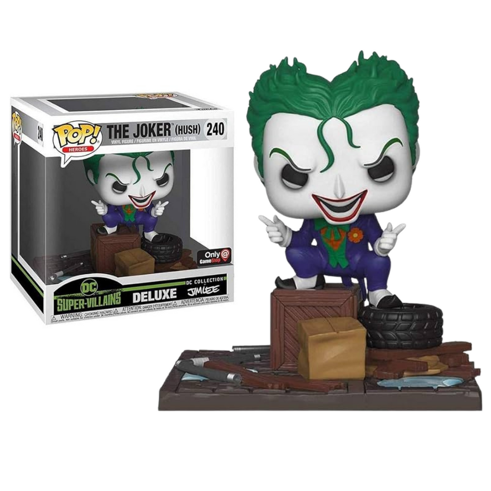 DC supervillains - The joker (Hush) Large Deluxe POP! Vinyl