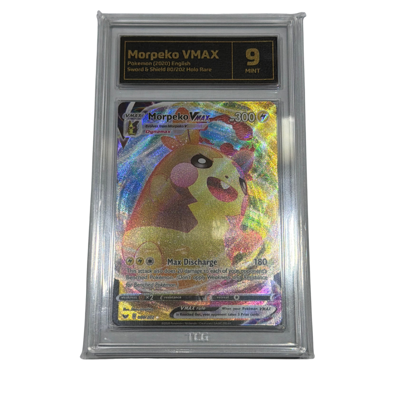 TCG Graded Pokemon Morpeko VMAX 9 Mint