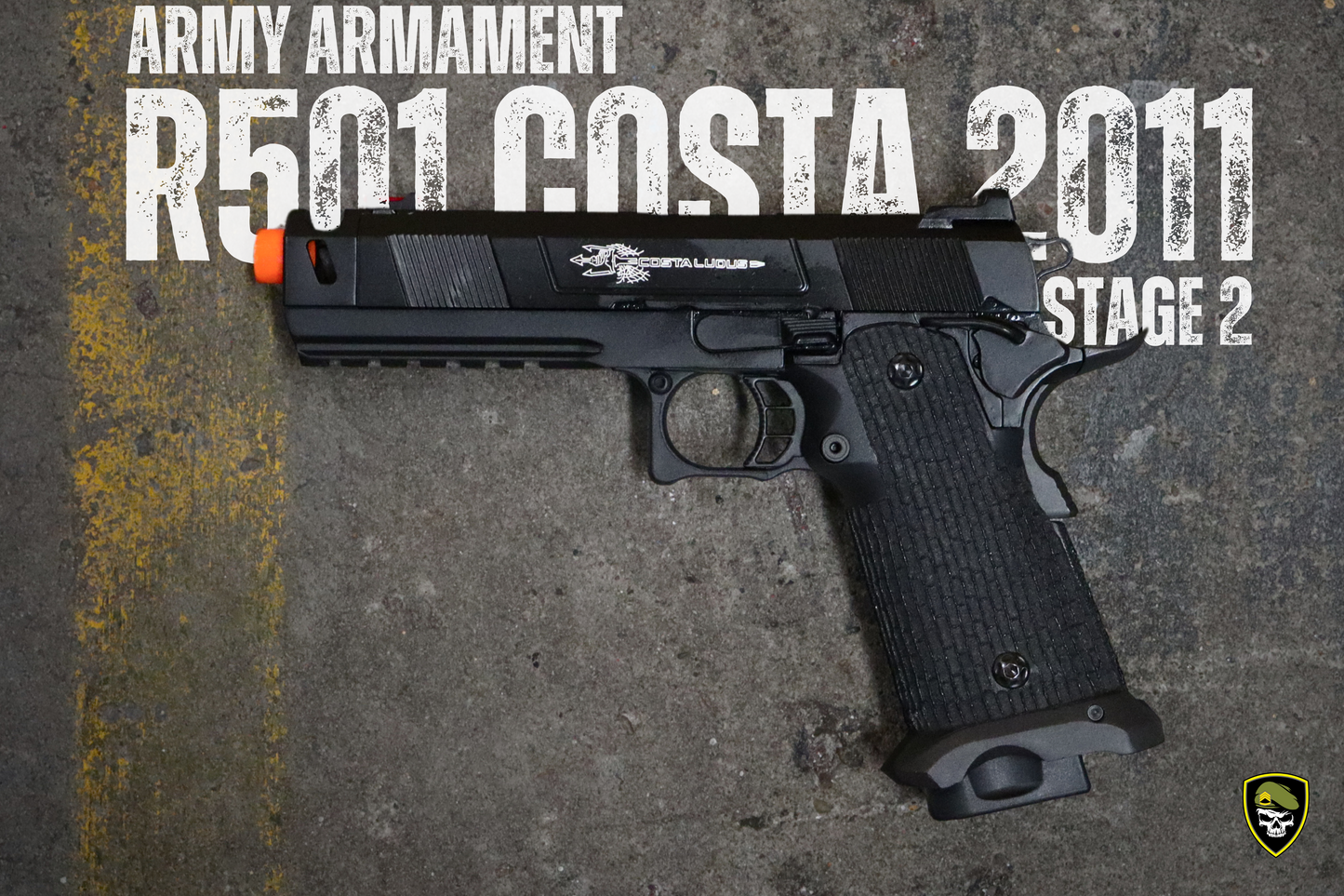 
                  
                    Army Armament Stage 2 R501 STI (COSTA 2011) Gel Blaster Black
                  
                