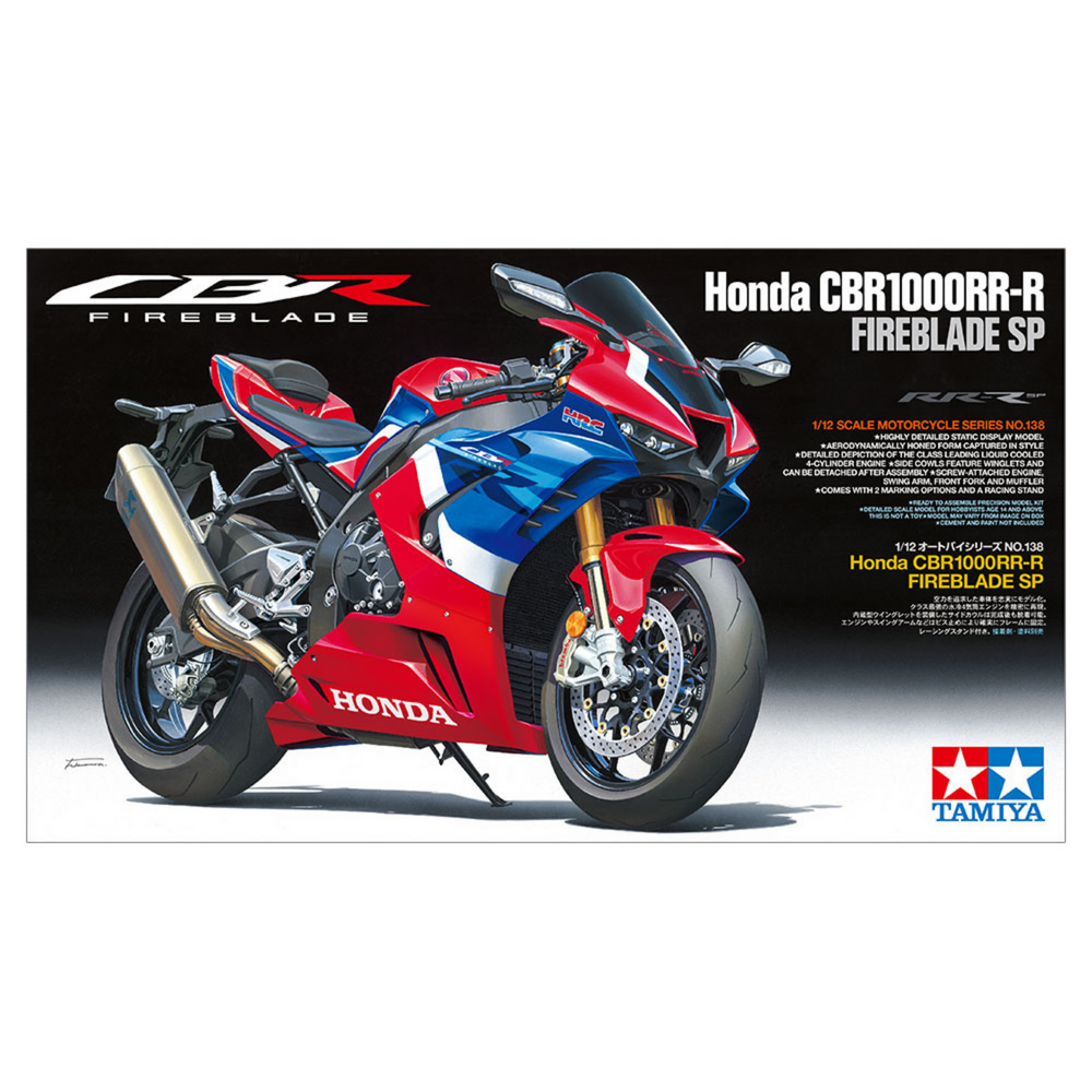 TAMIYA 1/12 HONDA CBR1000RR-R FIREBLADE SP SELF BUILD KIT