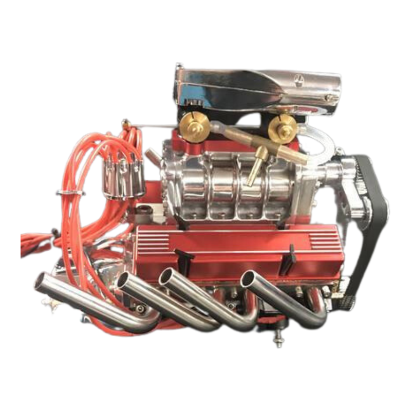 محرك عمل فائق الشحن يعمل بالنيترو V8 بمقياس 1/4