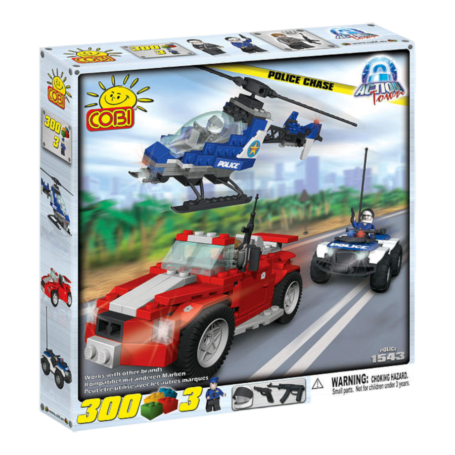 Action Town - 300 Piece Police Chase Construction Set