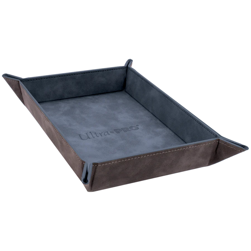 ULTRA PRO Gaming Accessories - Foldable Dice Rolling Trays- Sapphire Suede