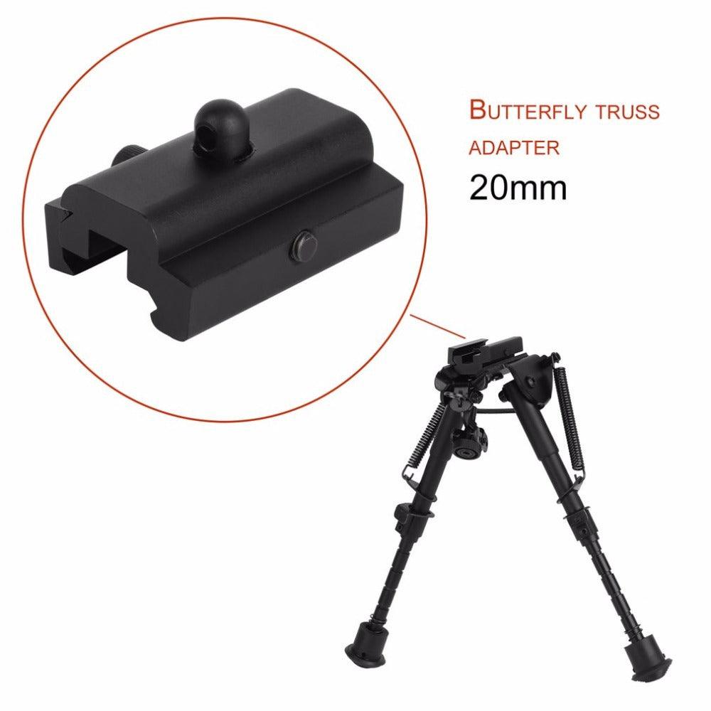 METAL RIFLE FIREARM BIPOD WITH IRS ADAPTOR