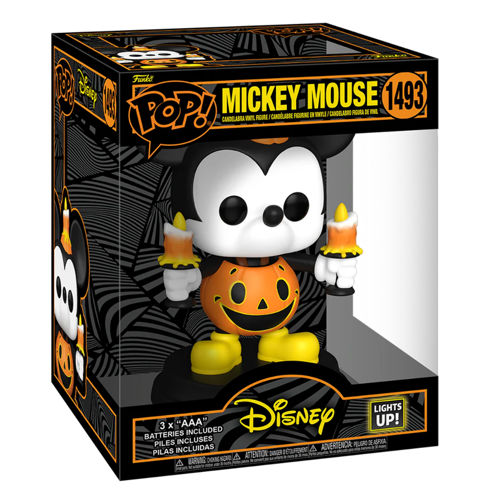 
                  
                    Disney: Halloween - Mickey Mouse (Lights Up) 6 inch Pop! Vinyl
                  
                