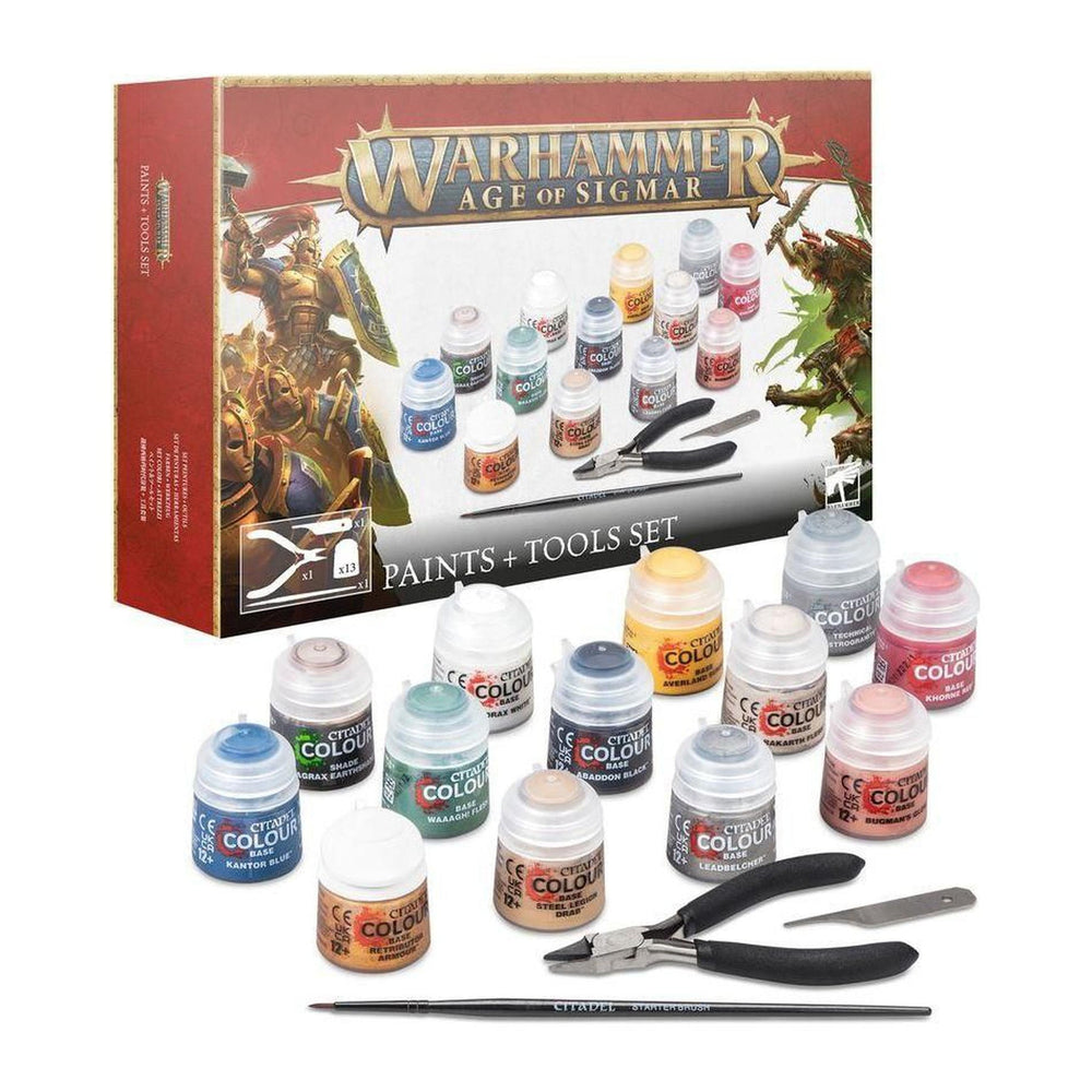 Citadel Age of Sigmar Paints & Tools Set-Games Workshop-ProHobbies