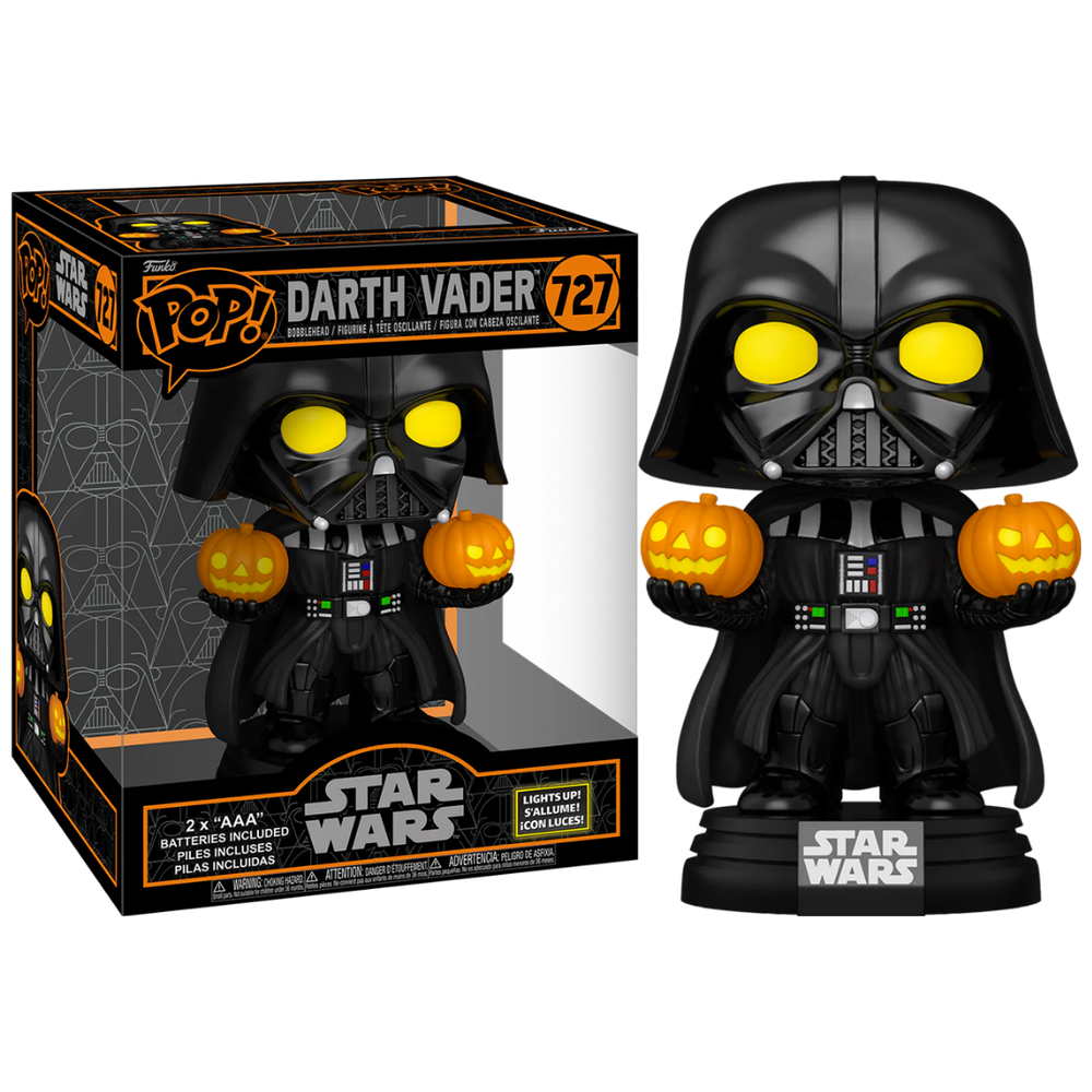 Star Wars: Halloween - Darth Vader (Lights Up) 6 Inch Pop! Vinyl Figure