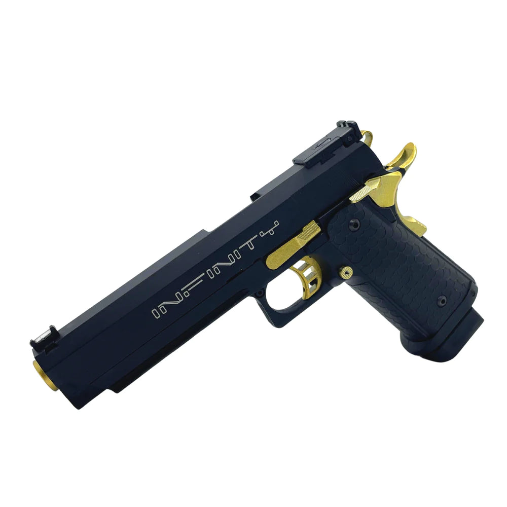 
                  
                    مسدس مزدوج الجرس HI-CAPA INFINITY 5.1 GBB GEL BLASTER (ذهبي)
                  
                