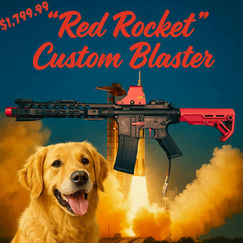 "Red Rocket" Custom HPA Blaster