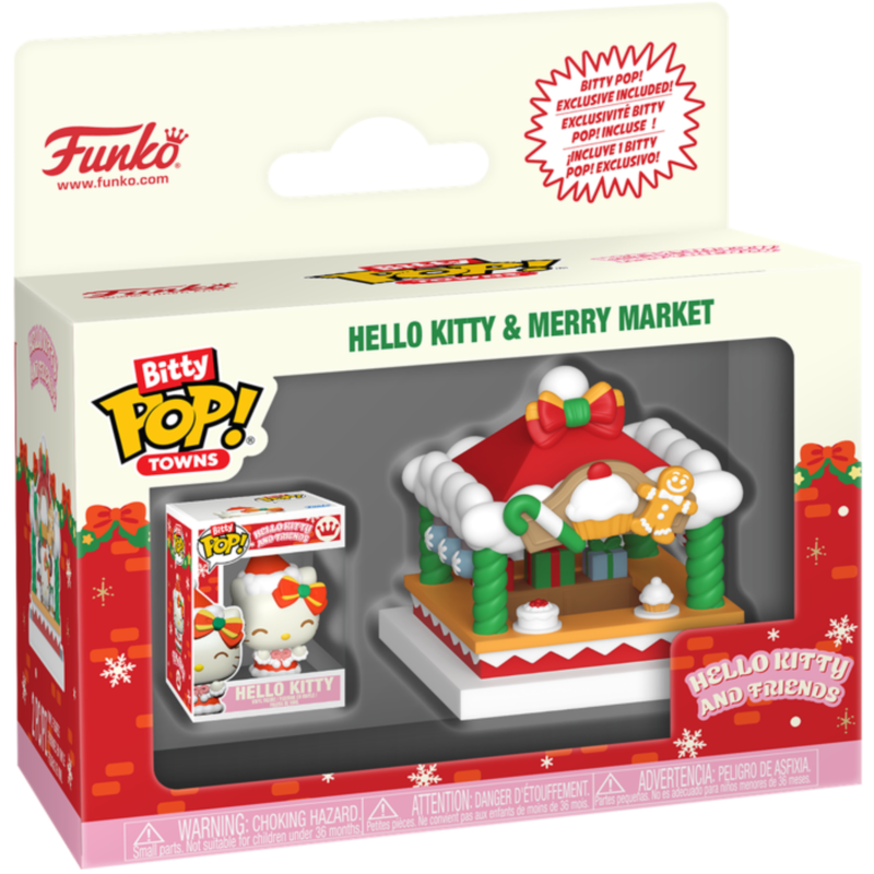 Hello Kitty - Hello Kitty w/Merry Market Bitty Pop! Town