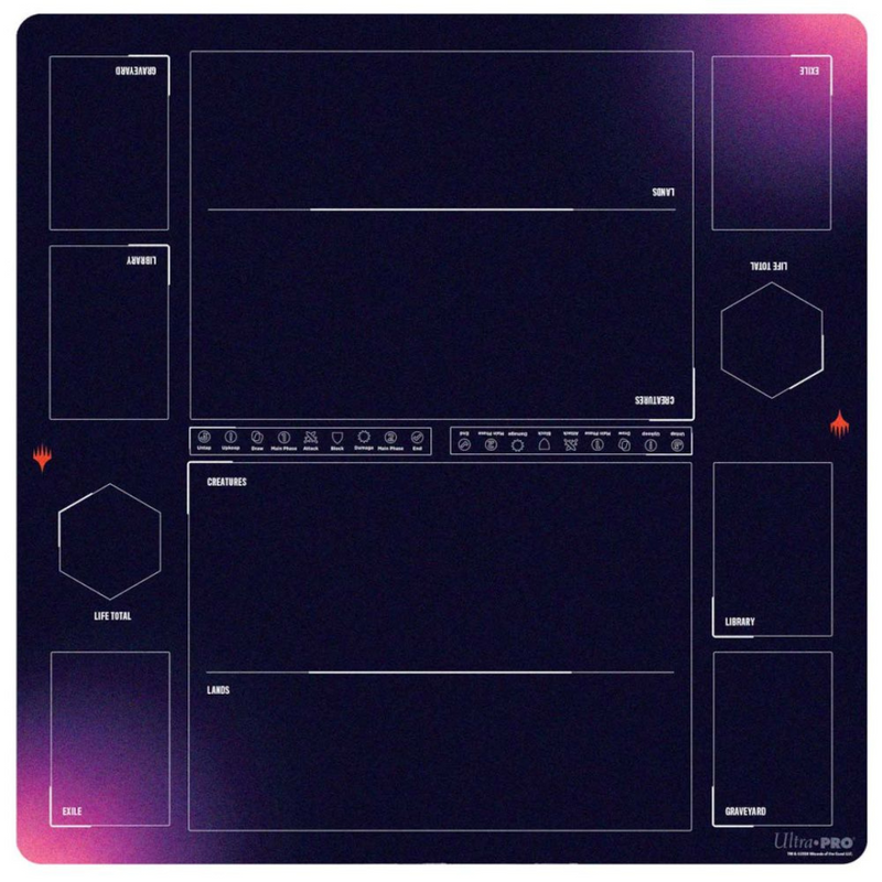 Ultra Pro: Foundations Learn to Play 2 Player Battlemat for Magic: The Gathering