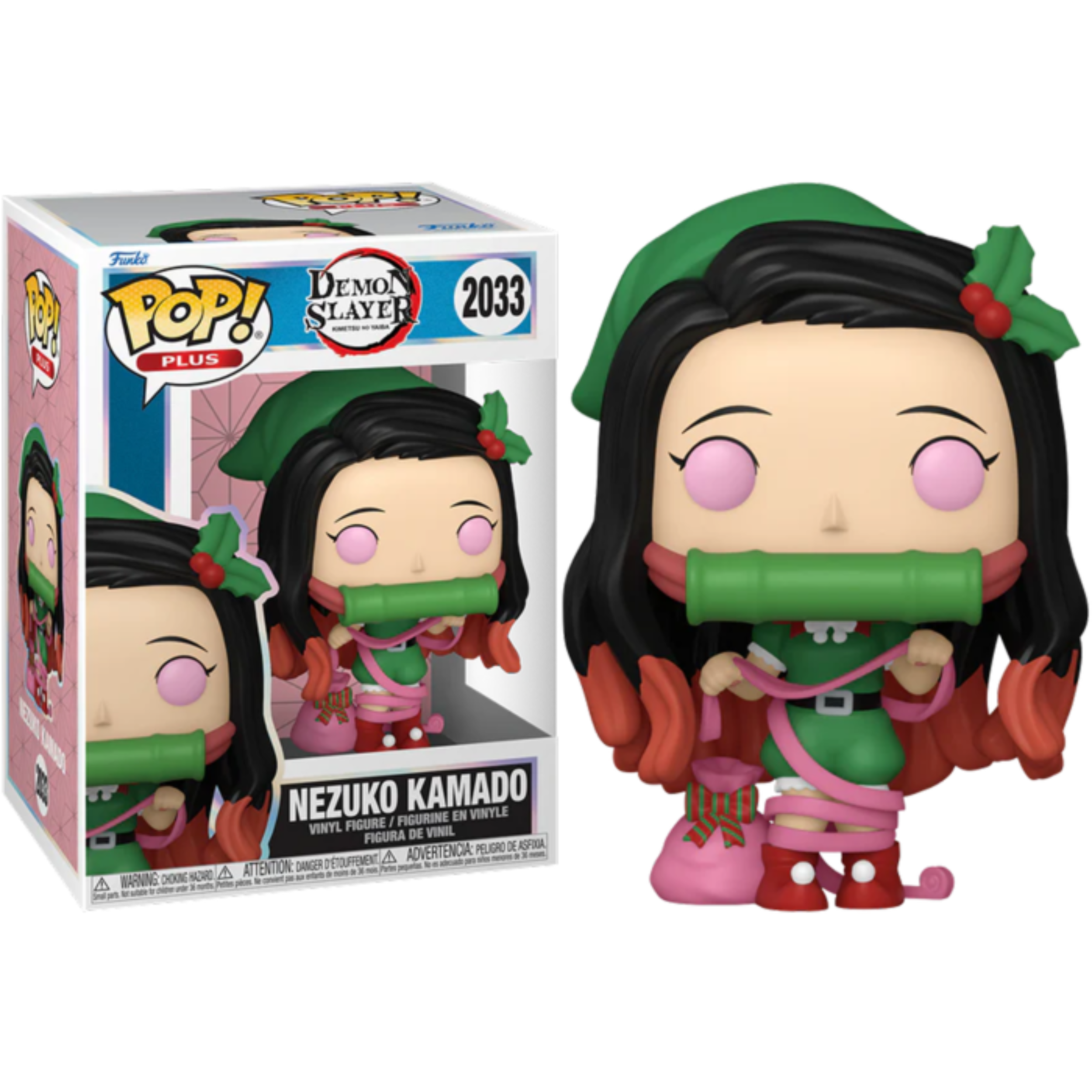 Demon Slayer - Nezuko Kamado (Holiday) Pop! Plus | Ikon Coll – Command ...