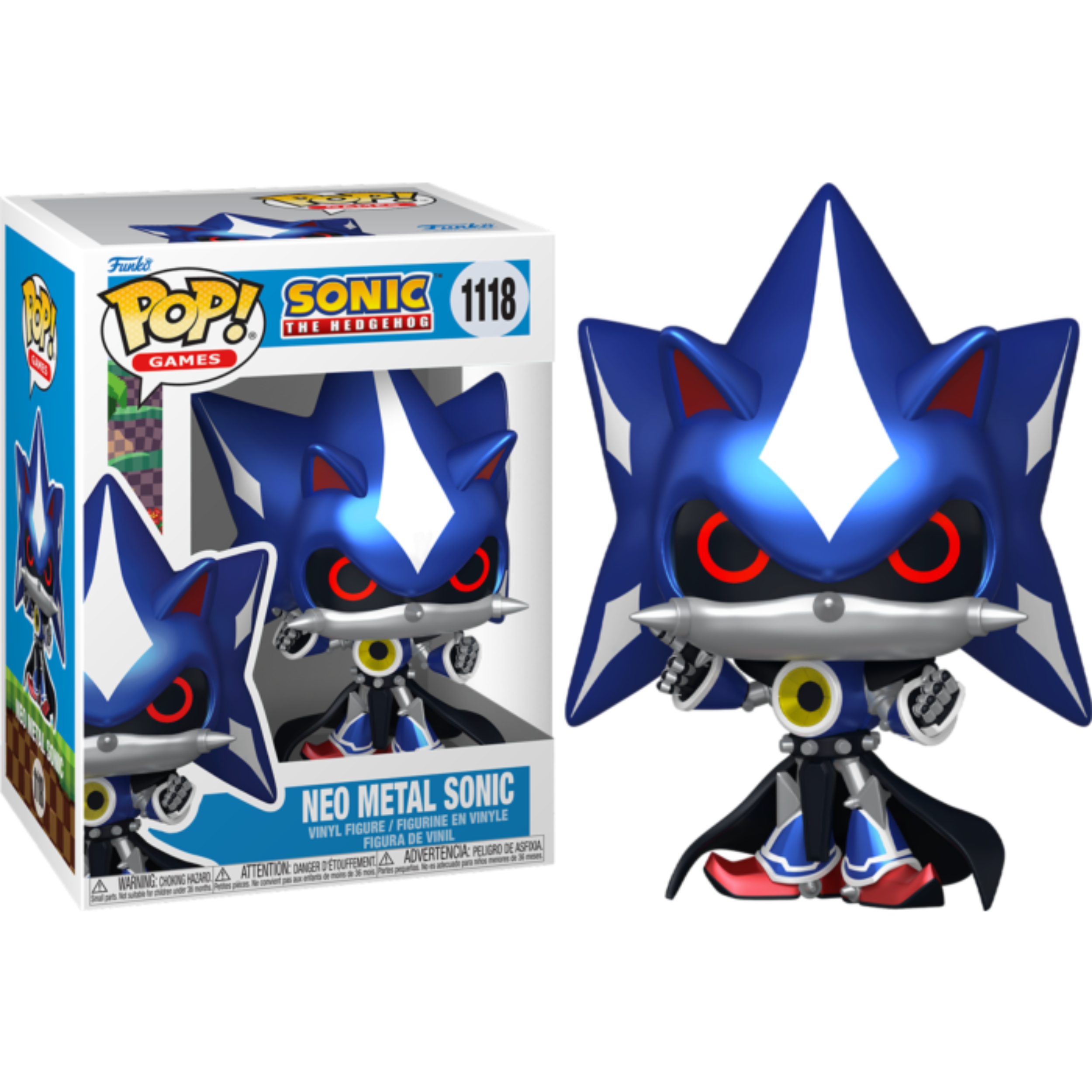 Sonic The Hedgehog - Neo Metal Sonic Pop! Vinyl Figure – Command Elite ...