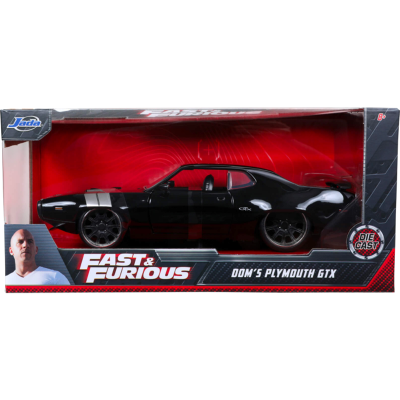 The Fate of the Furious - Dom’s 1971 Plymouth GTX 1/24th Scale Metals Die-Cast Vehicle Replica