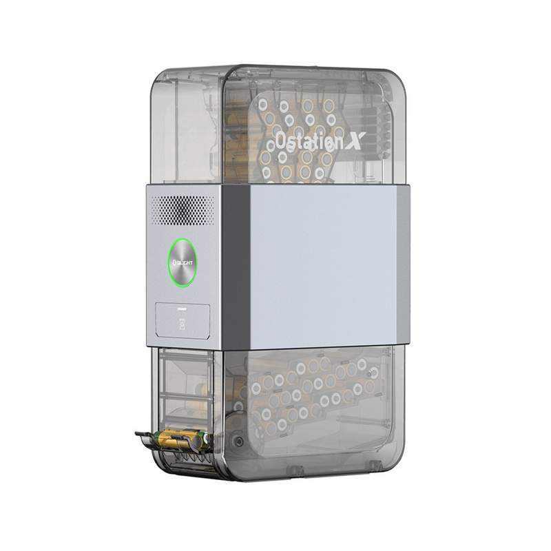 Olight Ostation X Automatic 3-in-1 Rechargeable AAA Battery Charger, Tester&Organizer