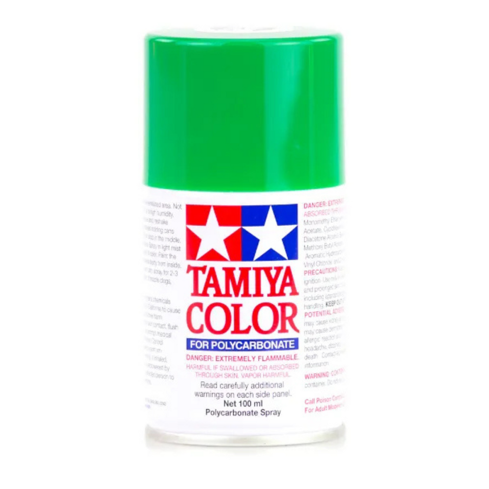 Tamiya PS-25 Bright Green Polycarbonate Spray Paint 100ml
