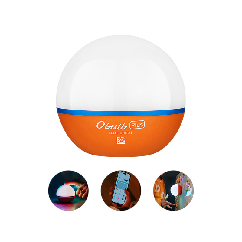 Olight Obulb Plus Rechargeable Orange Light with APP and Touch Control