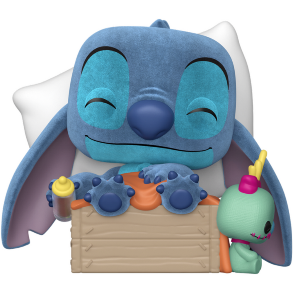 Lilo & Stitch - Sleeping Stitch in Box US Exclusive Flocked Pop! Plus [RS]