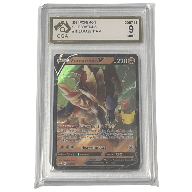 CGA Graded Pokemon Celebrations - #18 Zamazenta V