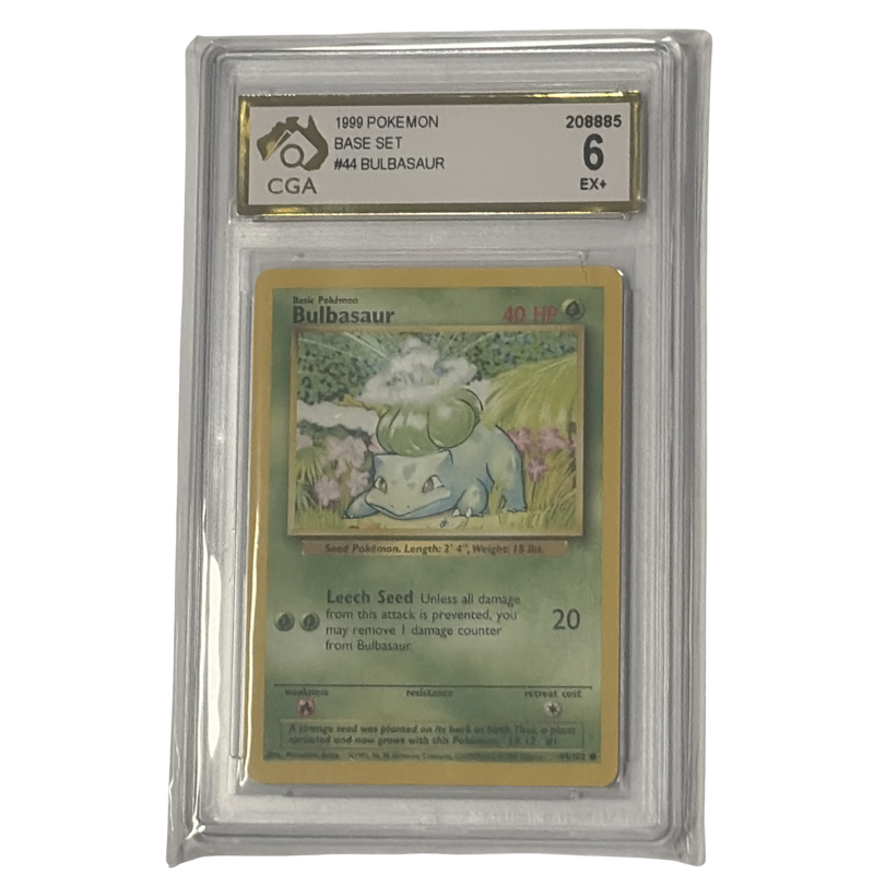 CGA Graded Pokemon 1999 Base Set #44 Bulbasaur