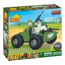 Small Army - 60 Piece Ranger Military Vehicle Construction Set