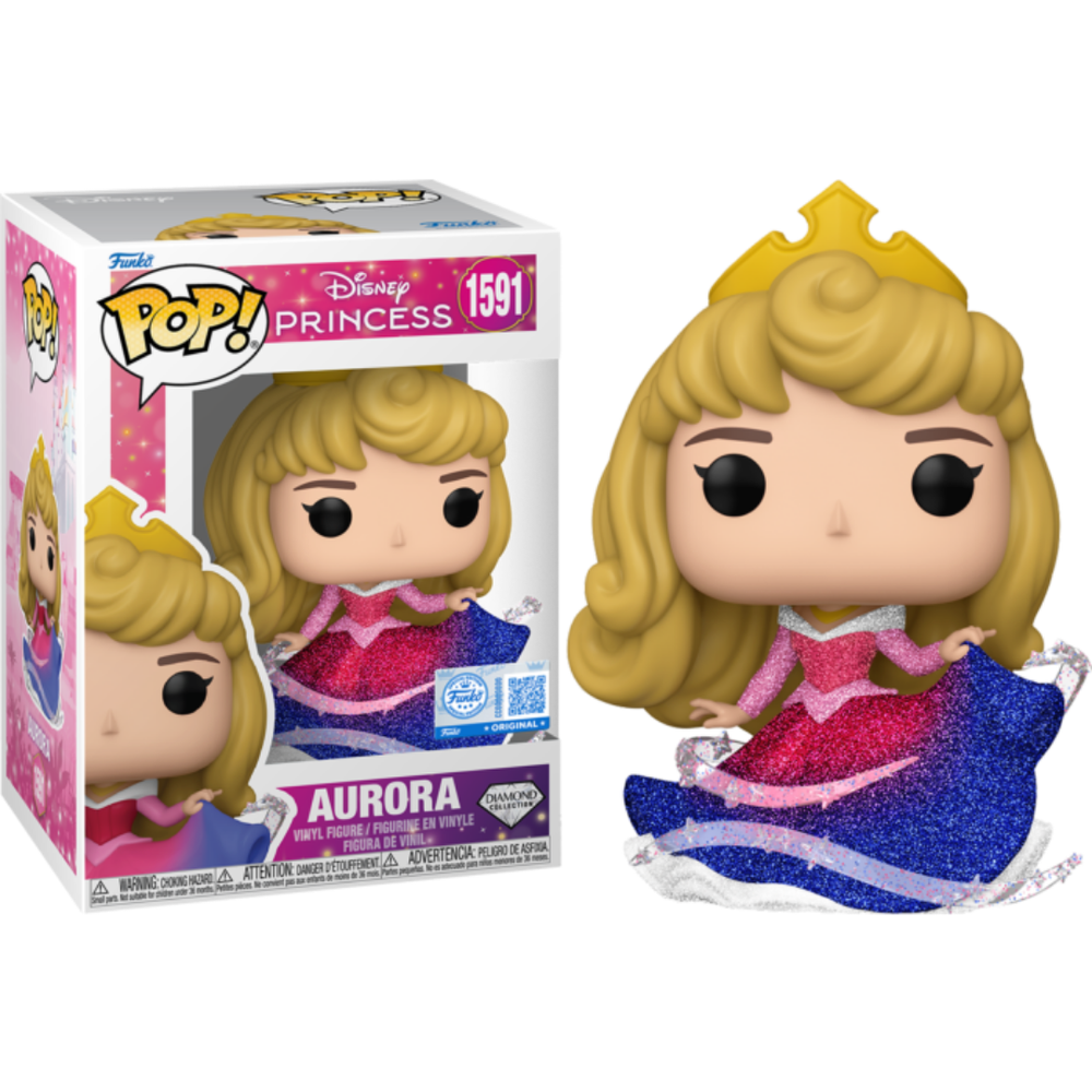Sleeping Beauty - Aurora Diamond Glitter Pop! Vinyl Figure