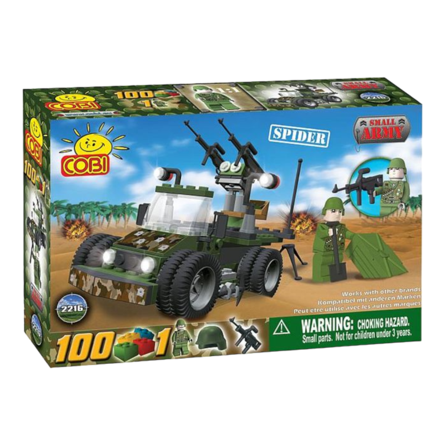 Small Army - 100 Piece Vehicle Spider