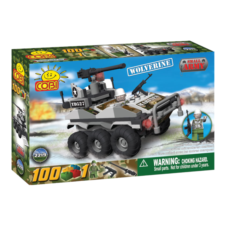 Small Army - 100 Piece Wolverine Military Vehicle Construction Set-Cobi-ProHobbies