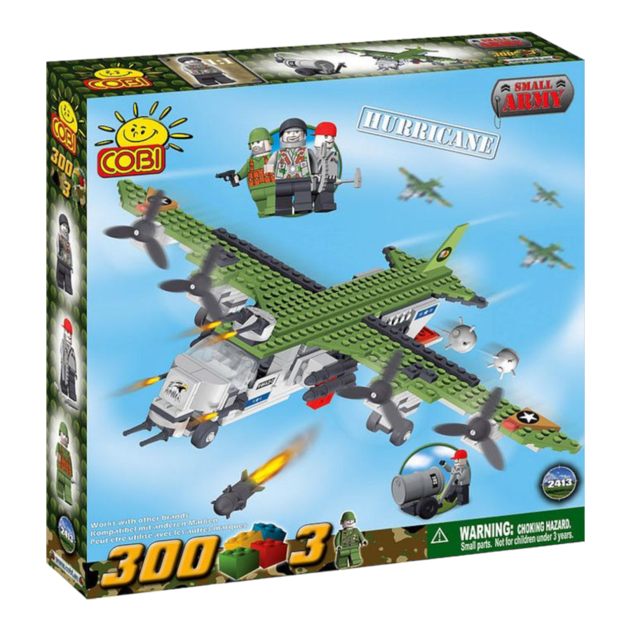 Small Army - 300 Piece Aircraft Hurricane Construction Set-Cobi-ProHobbies