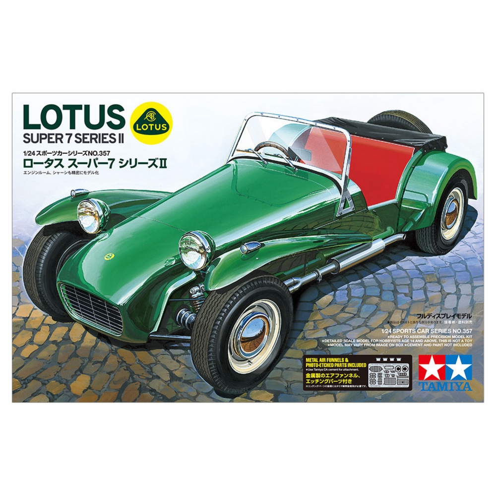 TAMIYA LOTUS SUPER 7 SERIES II 1:24 SELF BUILD KIT