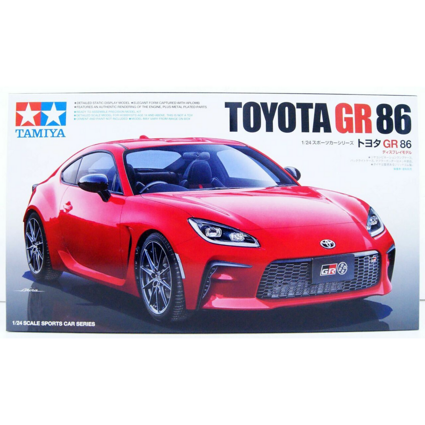 TAMIYA TOYOTA GR 86 1:24 SELF BUILD KIT