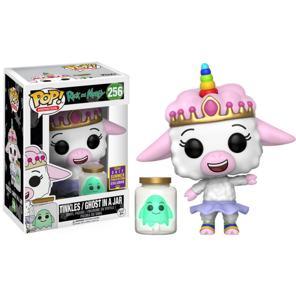 Rick and Morty - Tinkles / Ghost in a jar POP! Vinyl (2017 summer convention exclusive + Glow in the dark)