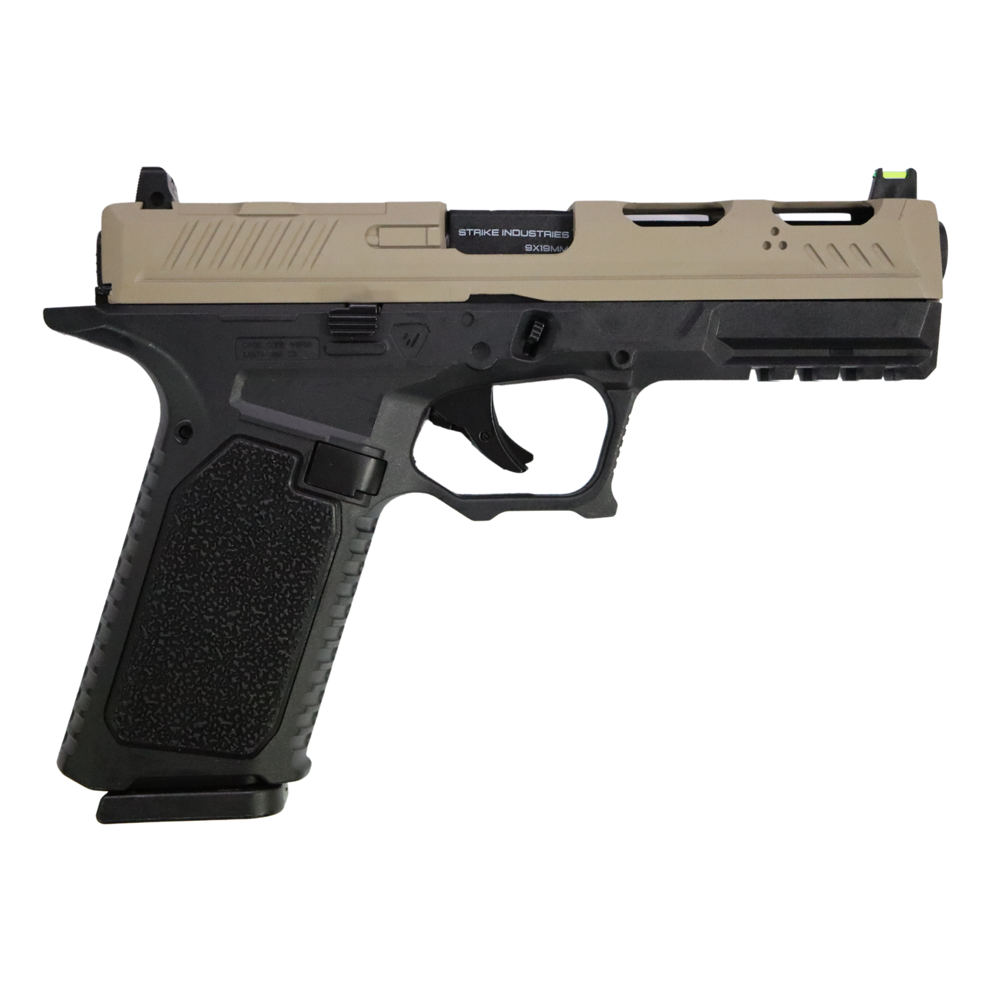 
                  
                    Strike Industries V3 Manual Gel Blaster Pistol - Tan Slide
                  
                