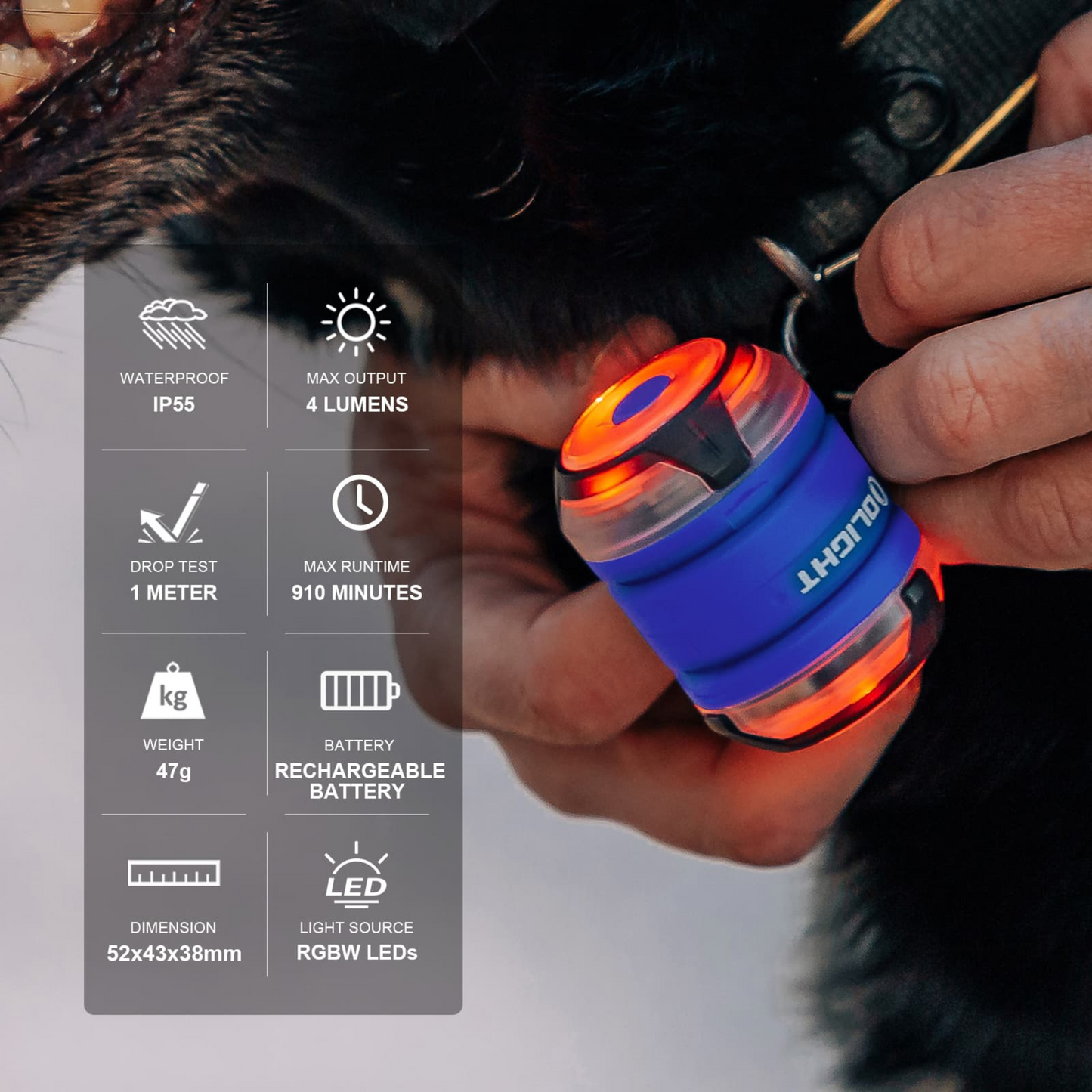 
                  
                    Olight Gober 2 Rechargeable Easy Clip Reflective Safety Light With 4 Modes and 6 Colors
                  
                