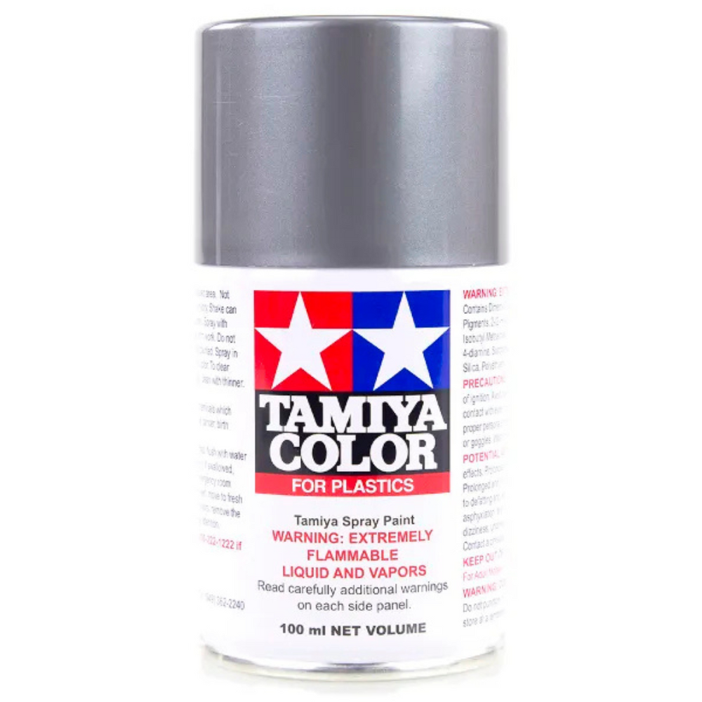 Tamiya TS-100 Semi-Gloss Bright Gunmetal Lacquer Spray Paint 100ml