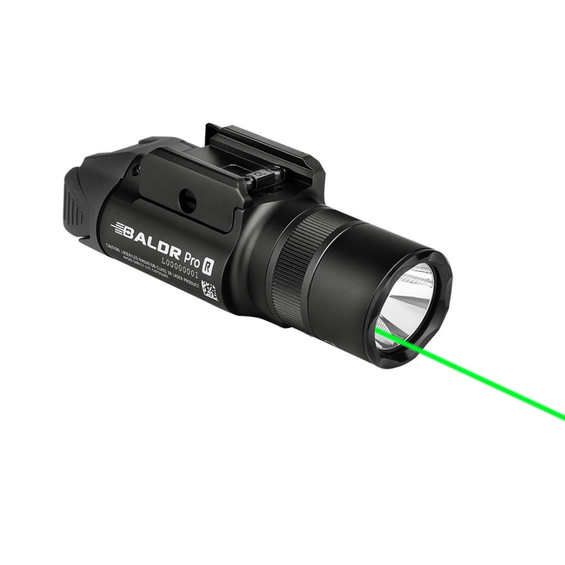 Olight Baldr Pro R Tactical Flashlight Green Laser Combo 1350 Lumens
